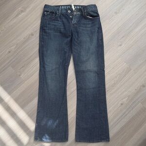 Guess Men's Falcon Boot Cut Denim Blue Jeans.  Sz 33/32